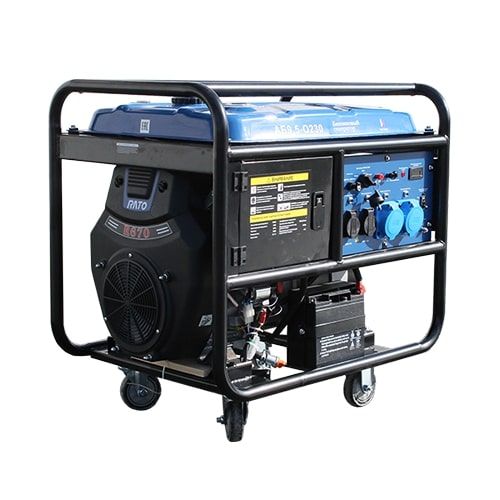 Бензиновый генератор Исток АБ10-О230-ВМ121Э на колесах фото