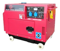 Дизельный генератор Амперос LDG6000СLE стартер в кожухе  для газового котла фото