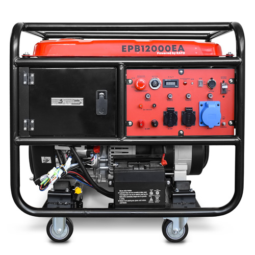 Бензиновый генератор REDVOLT EPB12000EA промышленный фото