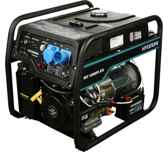 Бензиновый генератор Hyundai HHY 10000FE ATS с автозапуском для газового котла фото