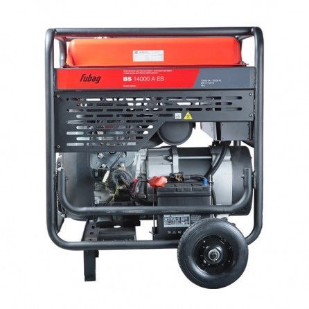 Бензиновый генератор Fubag BS 14000 A ES на колесах фото
