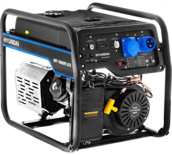 Бензиновый генератор Hyundai HHY 10000FE ATS с автозапуском для газового котла фото