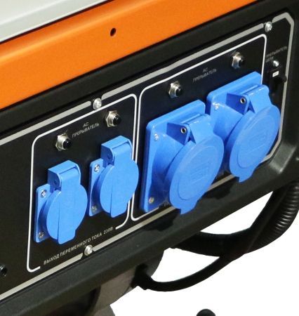 Бензиновый генератор Zongshen PB 15000 E на колесах фото