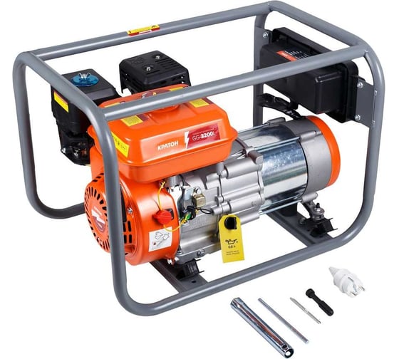 Бензиновый генератор КРАТОН GG-3200L синхронный фото