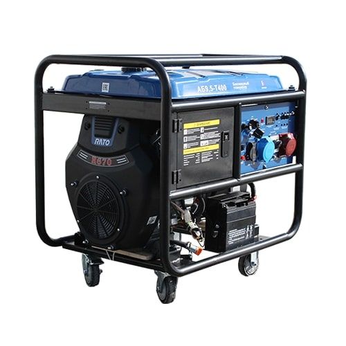 Бензиновый генератор Исток АБ10-Т400-ВМ121Э на колесах фото