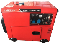 Дизельный генератор Амперос LDG8500CLE стартер в кожухе  для газового котла фото