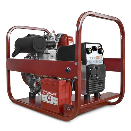 Дизельный сварочный генератор REDVOLT 192FAE-220MDC-B EPDRW220MDCE-S фото