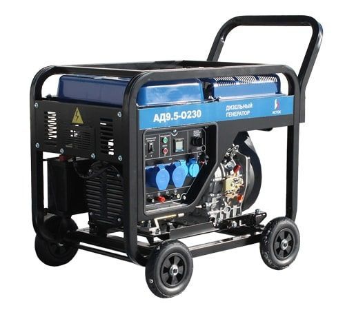 Дизельный генератор Исток АД10-О230-ВМ131Э  на колесах фото