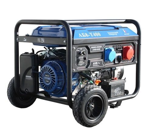 Бензиновый генератор Исток АБ8-Т400-ВМ121Э на колесах фото