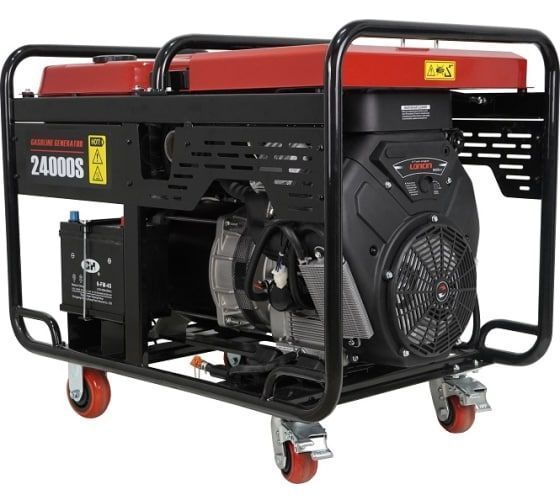 Бензиновый генератор Loncin LC24000S на колесах фото