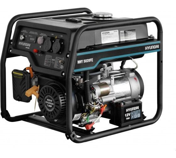 Бензиновый генератор Hyundai HHY 5020FE фото