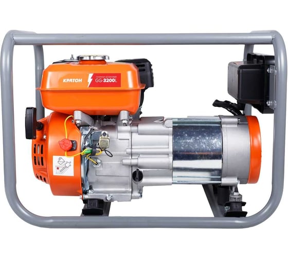 Бензиновый генератор КРАТОН GG-3200L на колесах фото