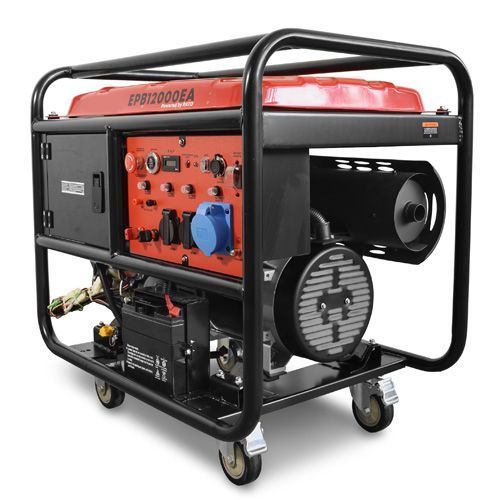 Бензиновый генератор REDVOLT EPB12000EA на колесах фото
