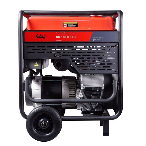 Бензиновый генератор Fubag BS 11000 A ES на колесах фото