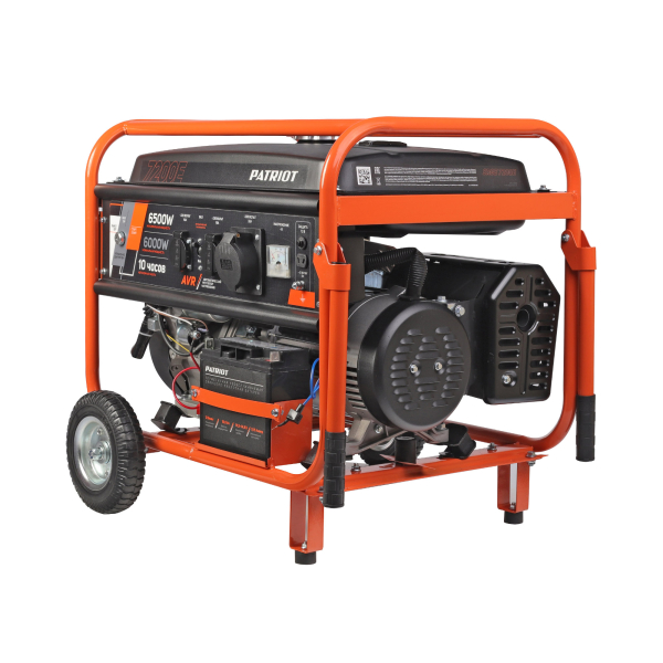 Бензиновый генератор PATRIOT SRGE 7200 E для газового котла фото