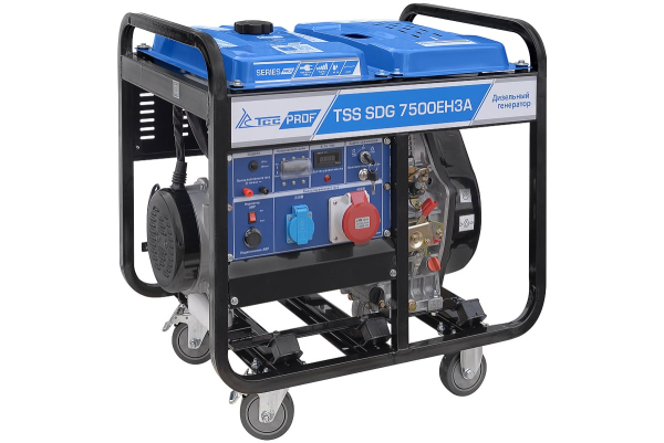 Дизельный генератор ТСС SDG 7500EH3A 100027 для газового котла фото
