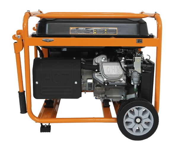 Бензиновый генератор Lifan 10500EA-3U с датчиком моточасов (с мощн без огранич при 1-но и 3-х фазном режиме) 2-х тактный фото