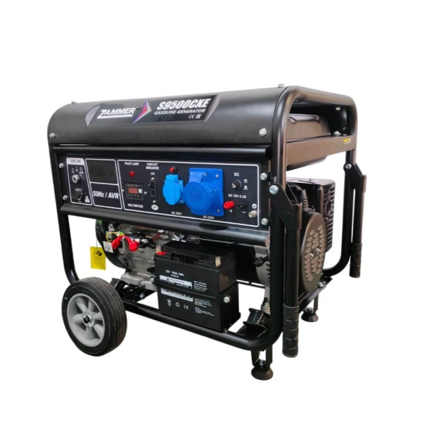 Бензиновый генератор Zammer S9500CXE для газового котла фото