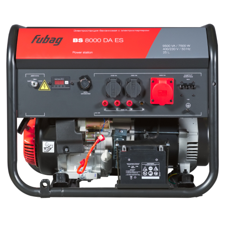 Бензиновый генератор Fubag BS 8000 DA ES + Комплект колес и ручек FUBAG + 4Т Extra в ПОДАРОК фото
