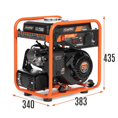 Бензиновый генератор DAEWOO GDA 2500i фото