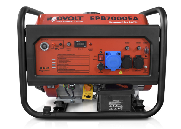 Бензиновый генератор REDVOLT EPB7000EA для газового котла фото