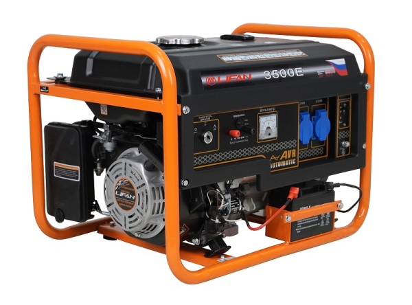 Бензиновый генератор Lifan 3 GF-7 (LF3500E) для гаража фото