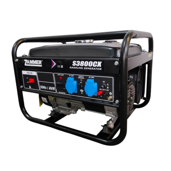 Бензиновый генератор Zammer S3800CX для дачи фото