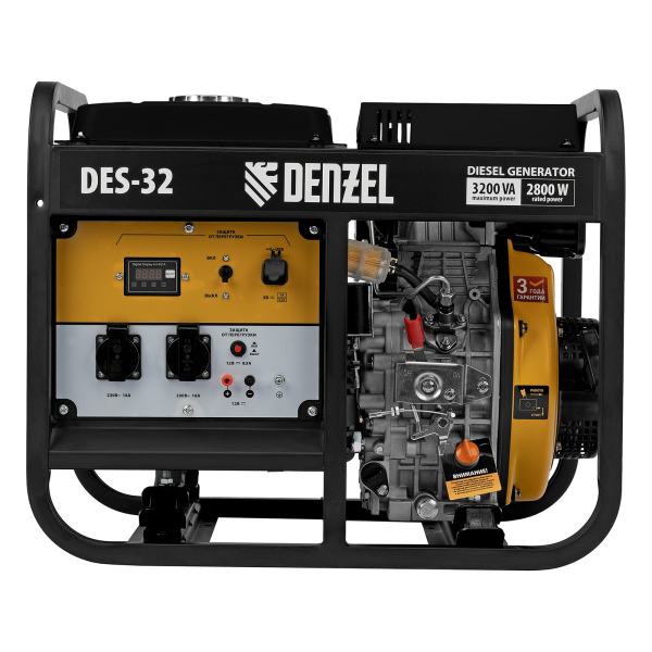 Дизельный генератор DENZEL DES-32 94411 для газового котла фото