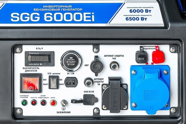 Бензиновый инверторный генератор ТСС SGG 6000Ei фото