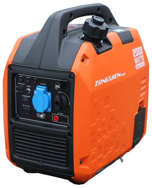 Бензиновый инверторный генератор Zongshen BQH 2000 для газового котла фото