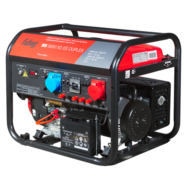 Бензиновый генератор Fubag BS 8500 XD ES DUPLEX для газового котла фото