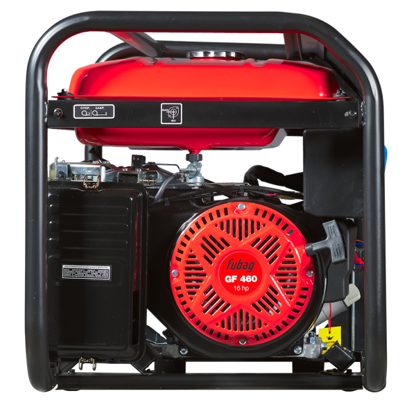 Бензиновый генератор Fubag BS 8500 A ES DUPLEX + Комплект колес и ручек + Масло универсальное Fubag Extra (SAE 10W40) в ПОДАРОК! синхронный фото