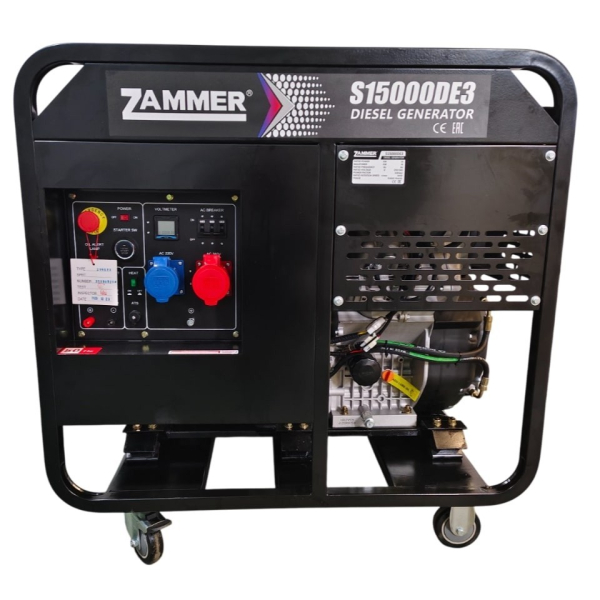 Дизельный генератор Zammer S15000DE3 S15000DE3 для газового котла фото