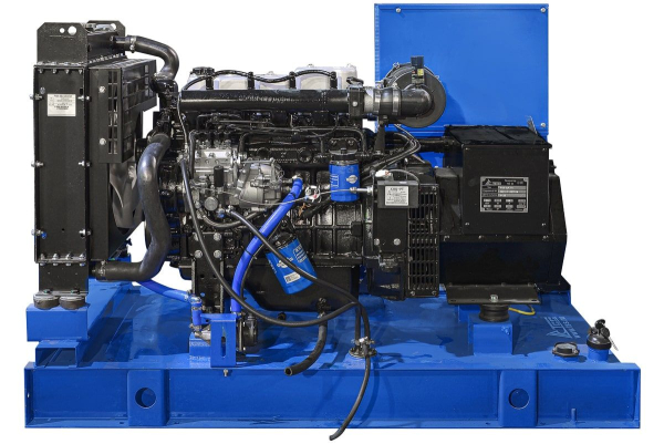 Дизельный генератор ТСС ЭД-16-Т400-1РПМ5 на шасси 039343 уличный фото