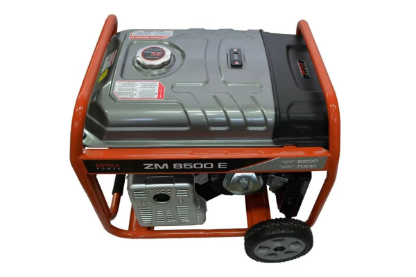 Бензиновый генератор Mitsui ZM 8500 E на колесах фото