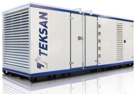 Дизельный генератор TEKSAN TJ1000PE5C в кожухе фото