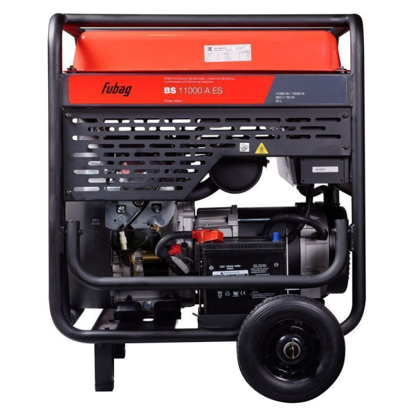 Бензиновый генератор Fubag BS 11000 A ES на колесах фото