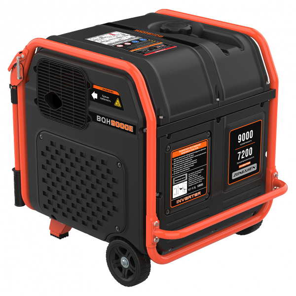 Бензиновый инверторный генератор Zongshen BQH 9000 E резервный фото