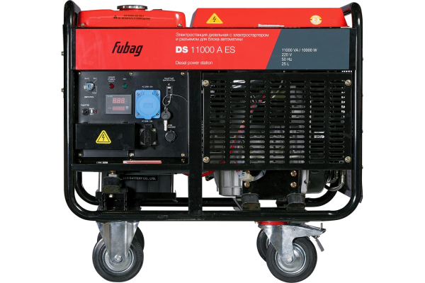 Дизельный генератор Fubag DS 11000 A ES 838213 на колесах фото