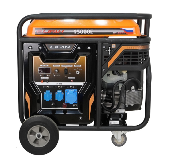 Бензиновый генератор Lifan 12 GF-4 (LF15000E) для газового котла фото