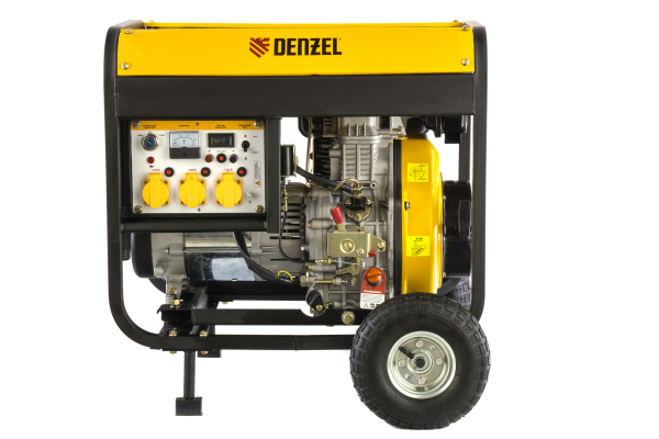 Дизельный генератор DENZEL DD6300Е 94657 для газового котла фото