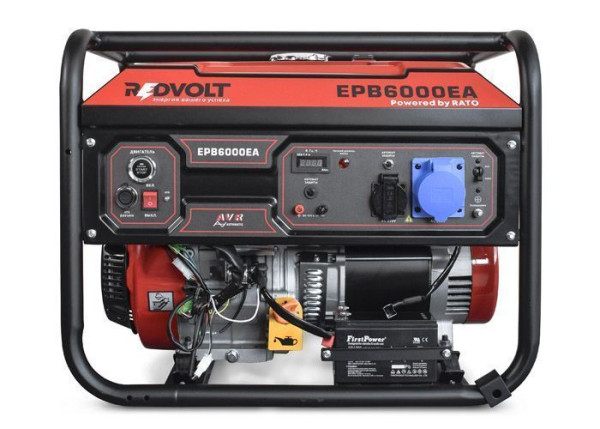 Бензиновый генератор REDVOLT EPB6000EA фото