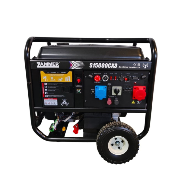 Бензиновый генератор Zammer S15000CX3 для газового котла фото