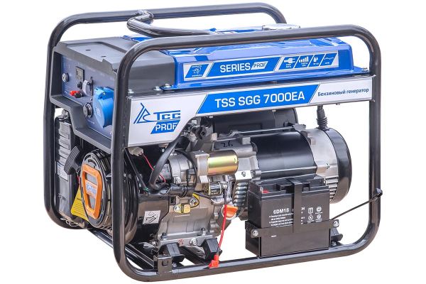 Бензиновый генератор ТСС SGG 7000E3A с в кожухе МК-1.1 фото