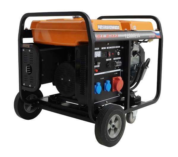 Бензиновый генератор Lifan 12000E3A для газового котла фото