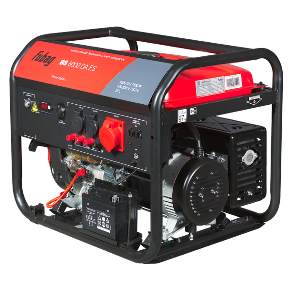 Бензиновый генератор Fubag BS 8000 DA ES фото