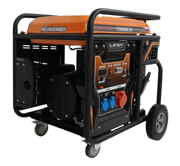 Бензиновый генератор Lifan 15000E3A для газового котла фото