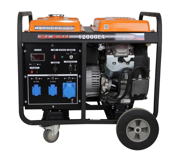 Бензиновый генератор Lifan 10 GF-5A (LF12000ЕА) для газового котла фото