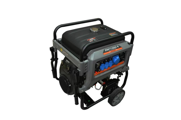 Бензиновый генератор Mitsui ZM 11000 E на колесах фото