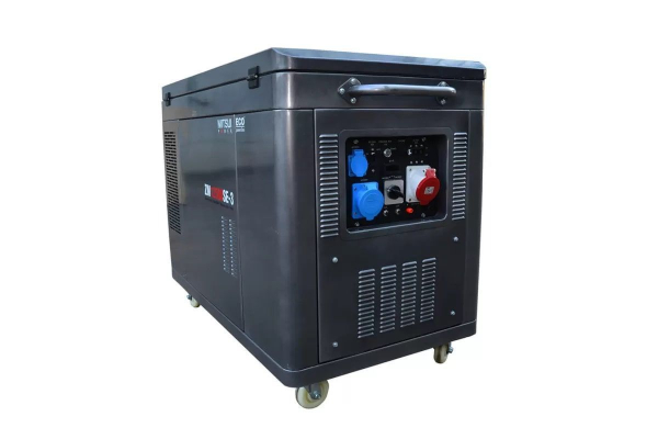 Бензиновый генератор Mitsui ZM 12500 SE-3 на колесах фото